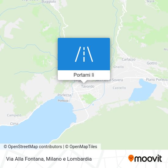 Mappa Via Alla Fontana