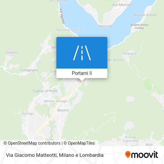 Mappa Via Giacomo Matteotti