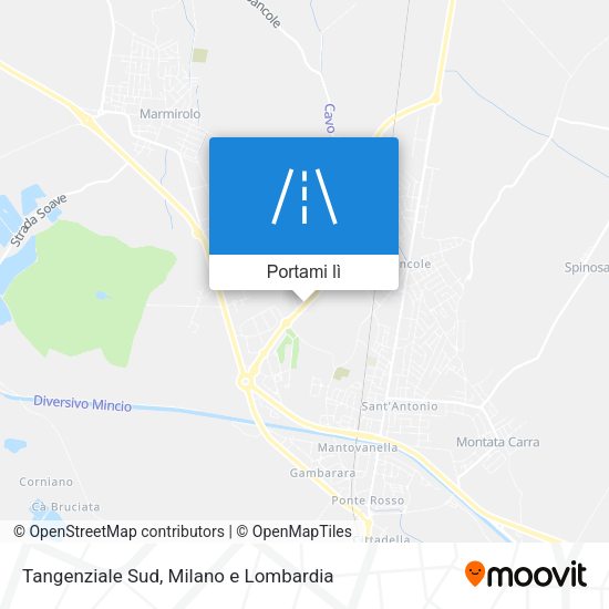Mappa Tangenziale Sud