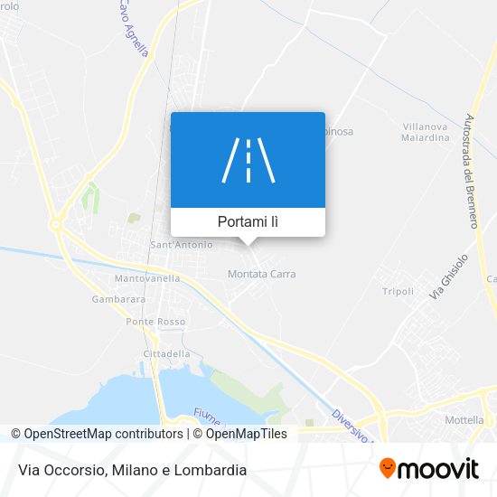 Mappa Via Occorsio