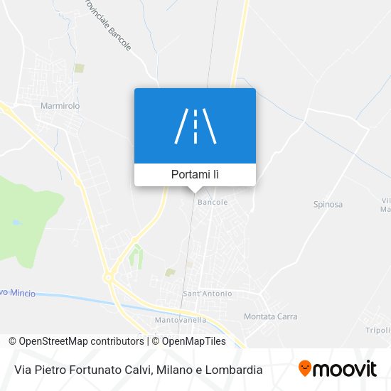 Mappa Via Pietro Fortunato Calvi