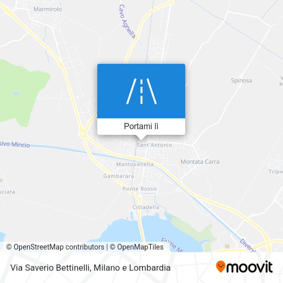Mappa Via Saverio Bettinelli