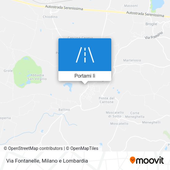 Mappa Via Fontanelle