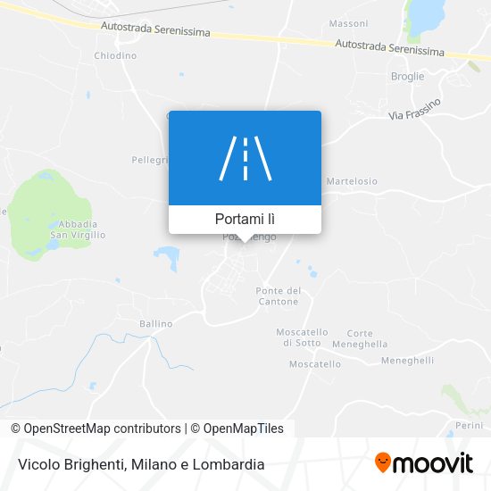Mappa Vicolo Brighenti