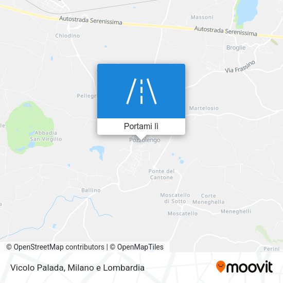 Mappa Vicolo Palada