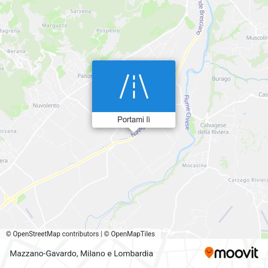Mappa Mazzano-Gavardo
