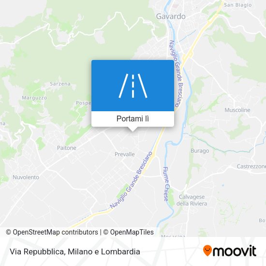 Mappa Via Repubblica