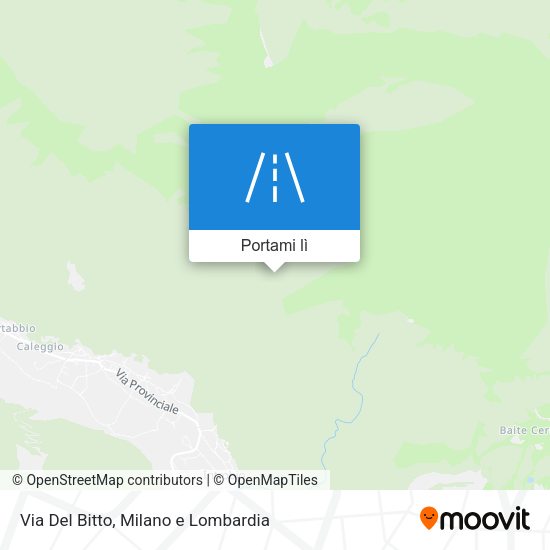 Mappa Via Del Bitto