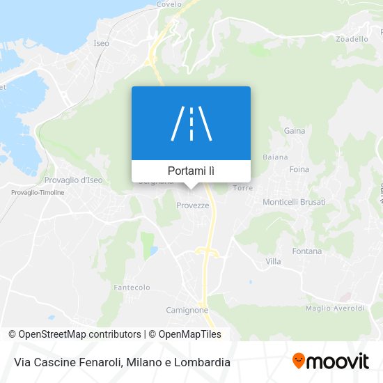 Mappa Via Cascine Fenaroli