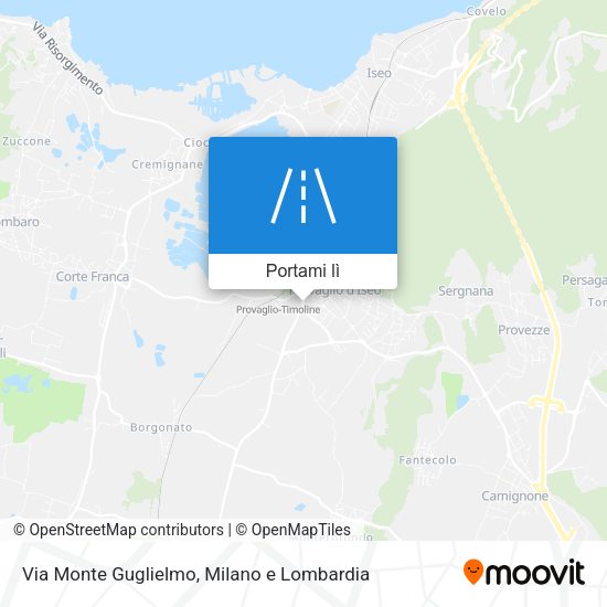 Mappa Via Monte Guglielmo