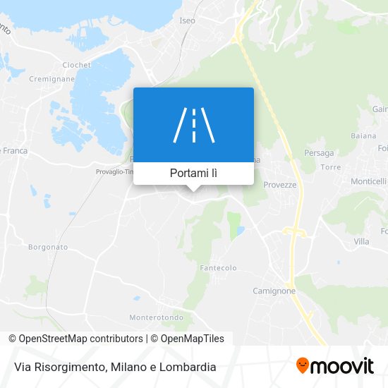 Mappa Via Risorgimento