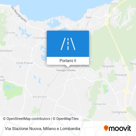 Mappa Via Stazione Nuova