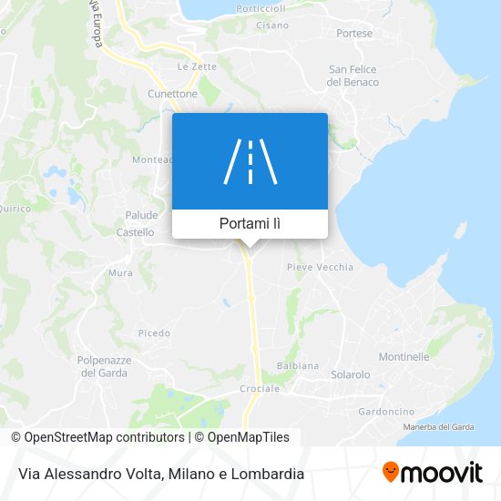 Mappa Via Alessandro Volta