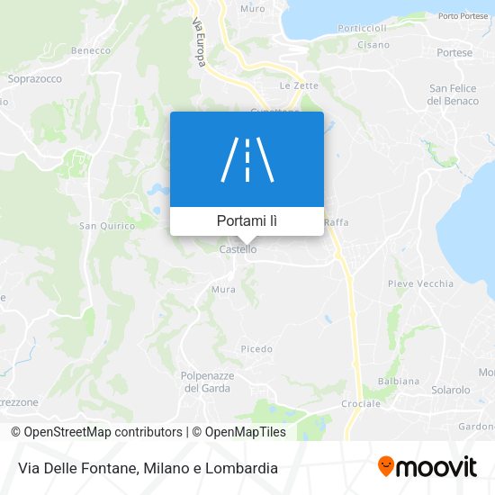 Mappa Via Delle Fontane