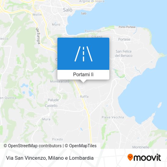 Mappa Via San Vincenzo
