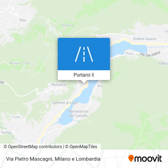 Mappa Via Pietro Mascagni