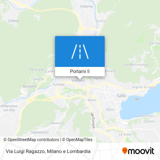 Mappa Via Luigi Ragazzo
