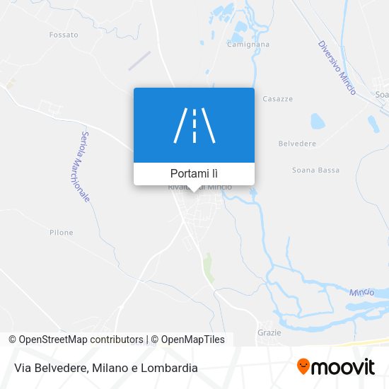 Mappa Via Belvedere