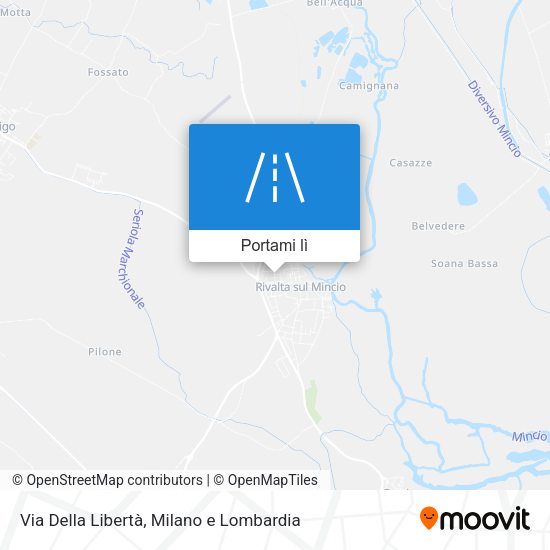 Mappa Via Della Libertà