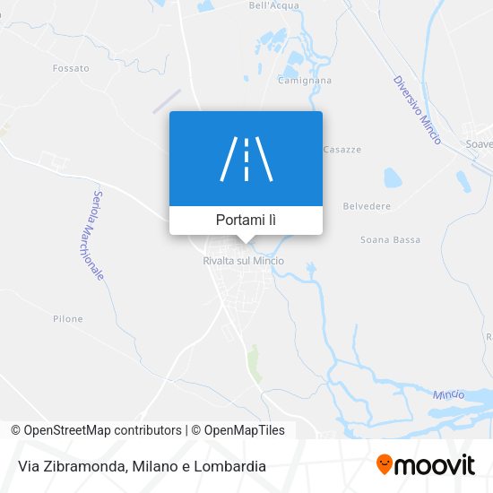 Mappa Via Zibramonda