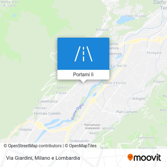Mappa Via Giardini