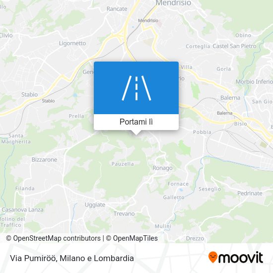 Mappa Via Pumiröö