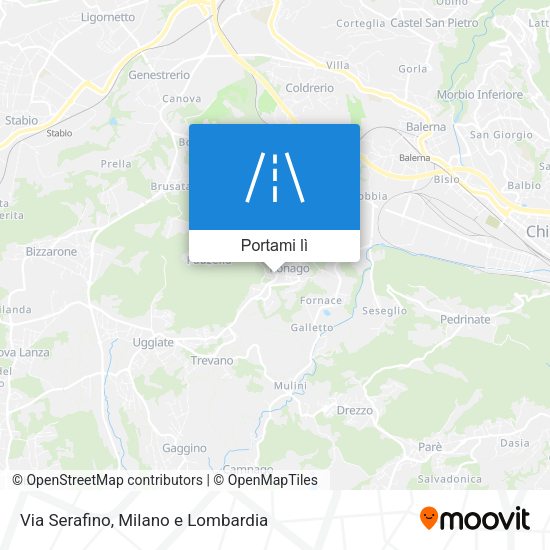 Mappa Via Serafino
