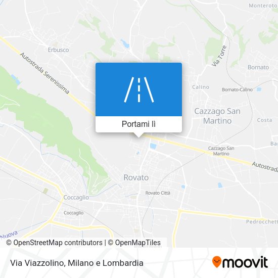 Mappa Via Viazzolino