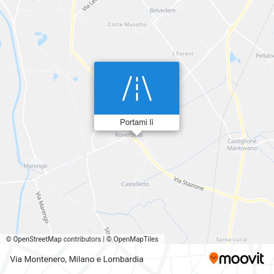 Mappa Via Montenero