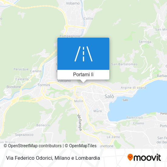 Mappa Via Federico Odorici