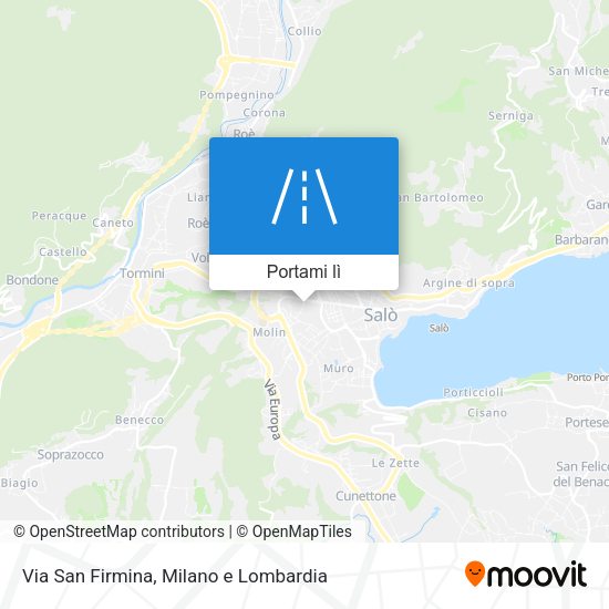 Mappa Via San Firmina