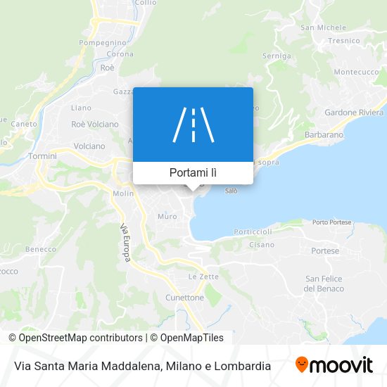 Mappa Via Santa Maria Maddalena