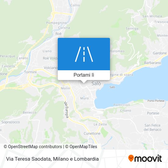 Mappa Via Teresa Saodata