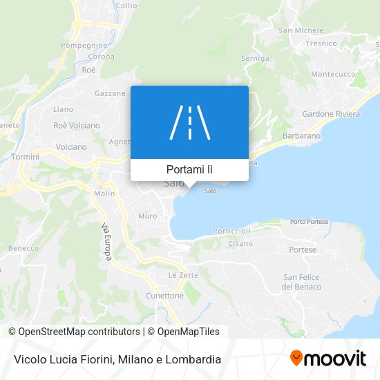 Mappa Vicolo Lucia Fiorini