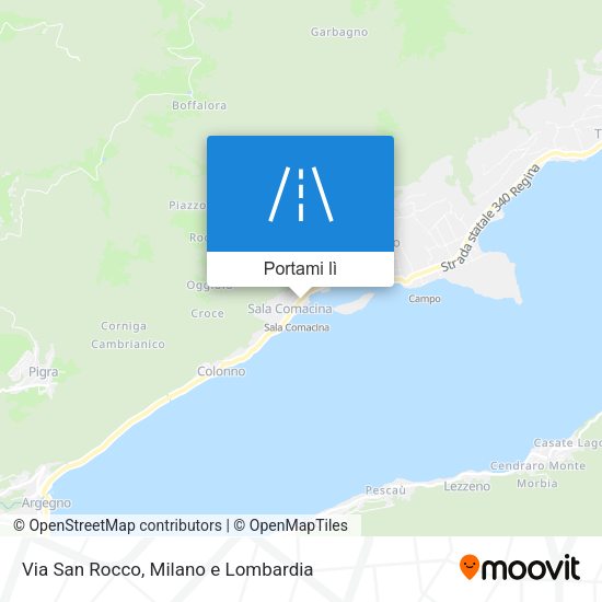Mappa Via San Rocco