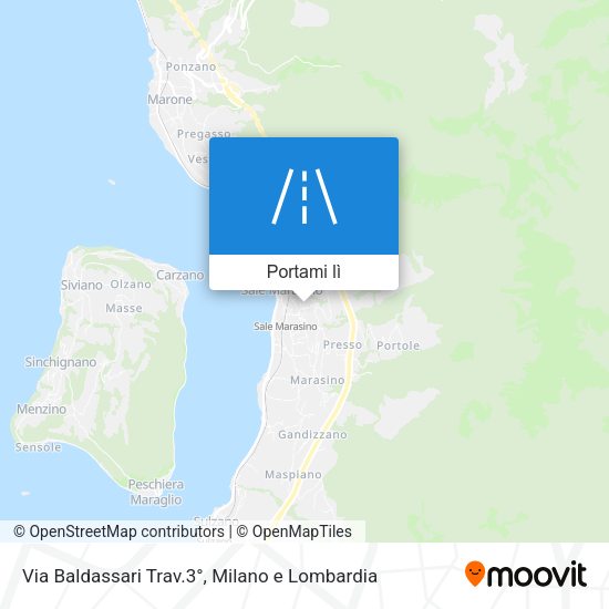 Mappa Via Baldassari Trav.3°