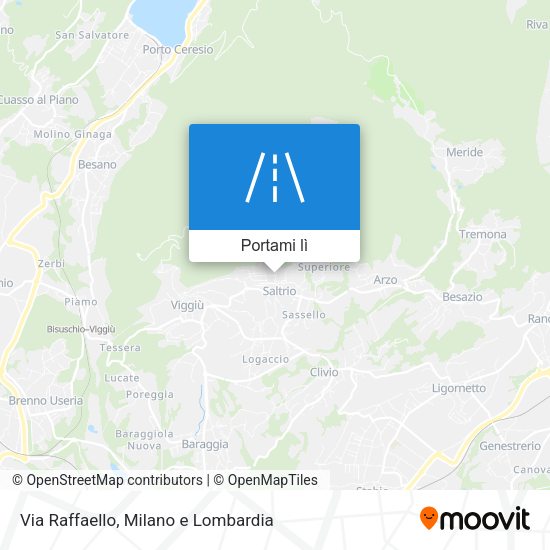 Mappa Via Raffaello
