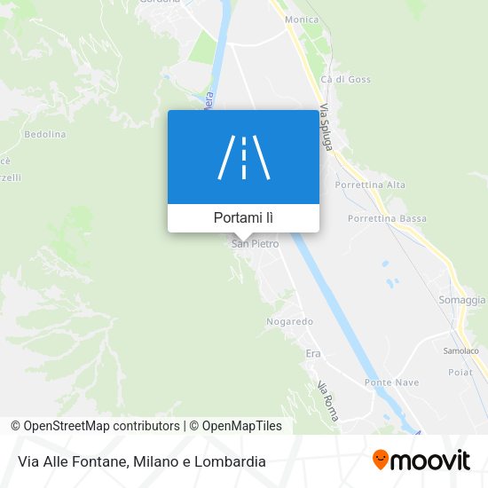 Mappa Via Alle Fontane