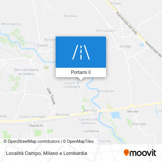 Mappa Località Campo