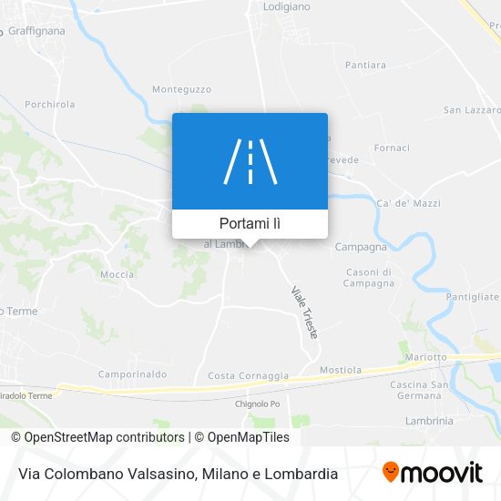 Mappa Via Colombano Valsasino