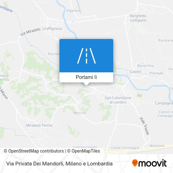 Mappa Via Privata Dei Mandorli