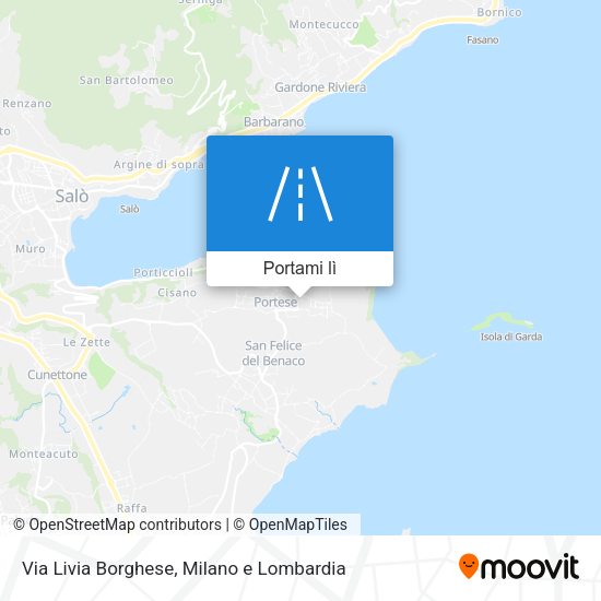 Mappa Via Livia Borghese