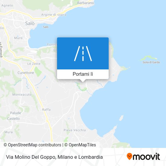 Mappa Via Molino Del Goppo