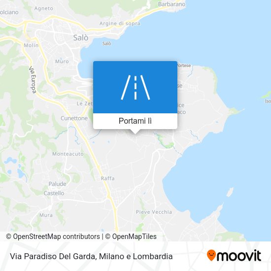 Mappa Via Paradiso Del Garda
