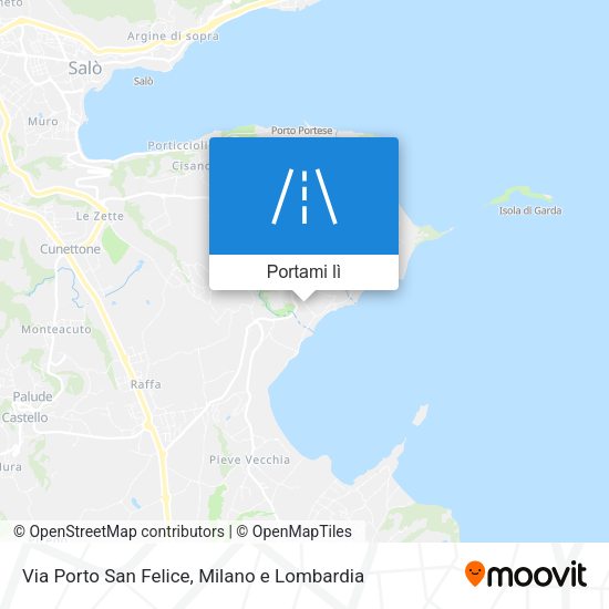 Mappa Via Porto San Felice