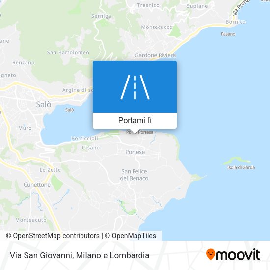 Mappa Via San Giovanni