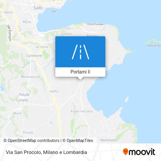 Mappa Via San Procolo