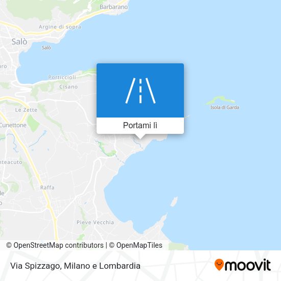 Mappa Via Spizzago