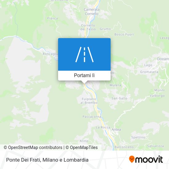 Mappa Ponte Dei Frati