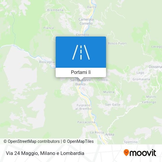 Mappa Via 24 Maggio